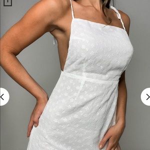 White summer dress